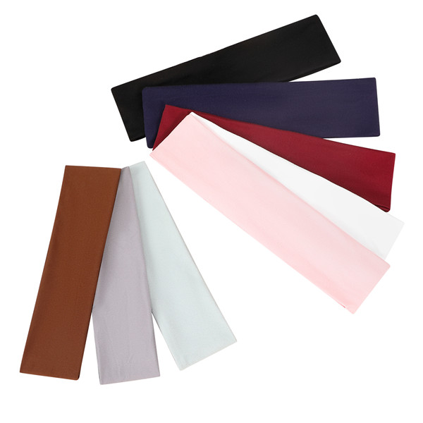8 Pack Sport Headbands for Women Men, Elastic Soft Fabric Non-Slip Hair Bands Hair Warp for Daily Workout Yoga Running Sports, Unisex