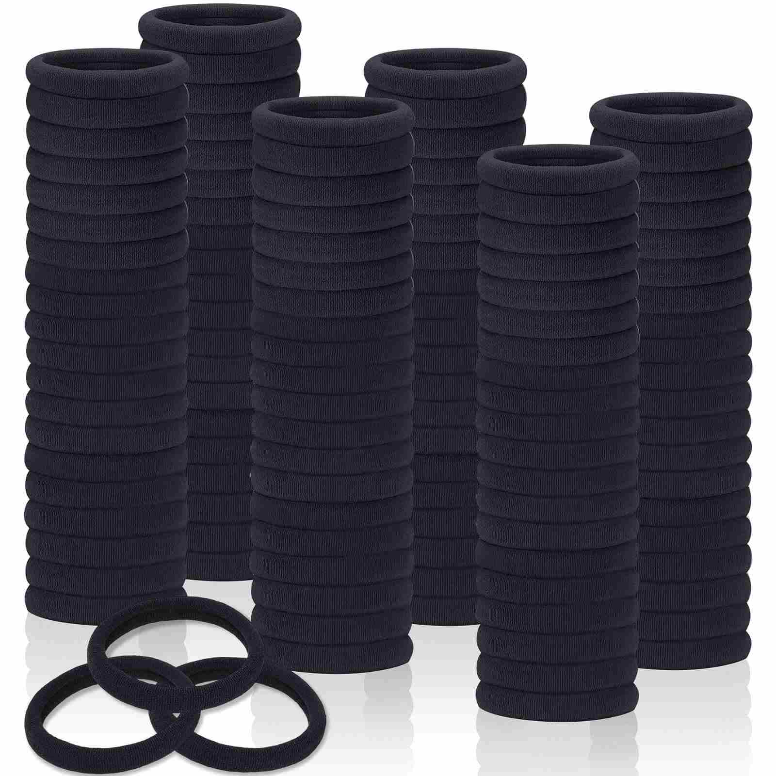 150 Pcs Seamless Elastic Hair Ties No Damage for Thick & Thin Hair, Ponytail Holders, Elastics, Soft Pony Tails Bands for Women